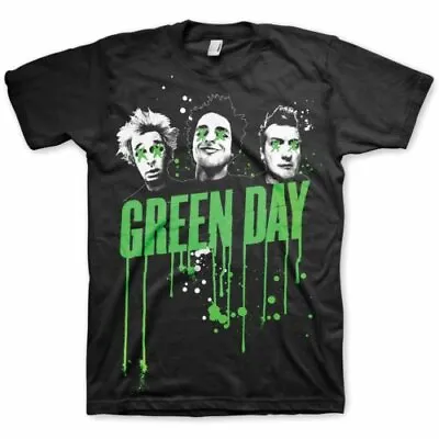 Buy Green Day T Shirt Drips Official Black Mens Unisex Tee Classic Punk Rock New • 14.88£