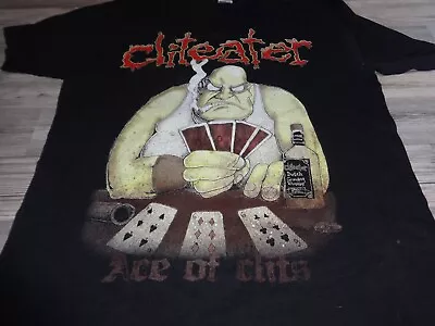 Buy Cliteater Old Rar Vintage Shirt Goregrind Vulvectomy Impetigo Tour 2011 M • 46.33£