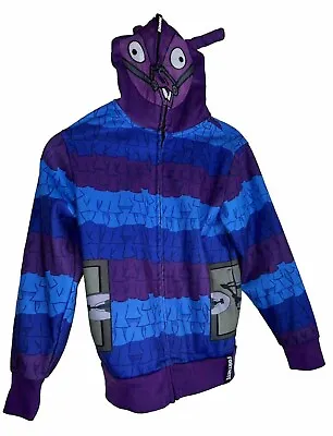Buy Fortnite Llama Piñata Full Zip Hoodie Sweatshirt Epic Games Youth Medium • 11.97£