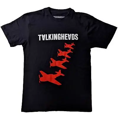 Buy TALKING HEADS - Official Licensed Unisex T- Shirt - 4 Planes - Black Cotton • 17.99£