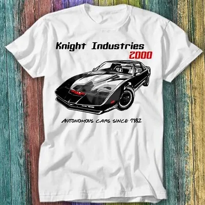 Buy Knight Rider KITT 1982 Pontiac Michael Industries TV T Shirt Top Tee 378 • 6.70£