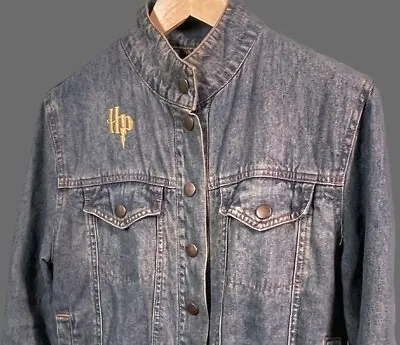Buy 🚨Custom Embroidered Harry Potter Women's Blue Jean Jacket🚨 • 28.88£