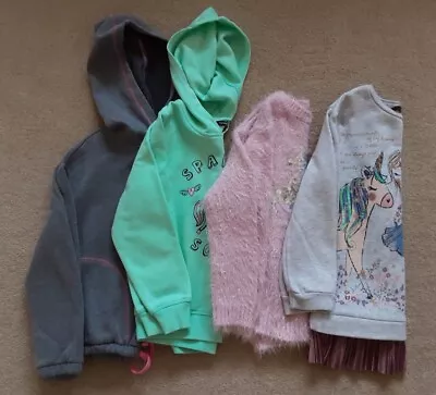 Buy Girls Unicorn Jumper Hoodie Sweatshirt Bundle 6-7years, 4 Items • 12£