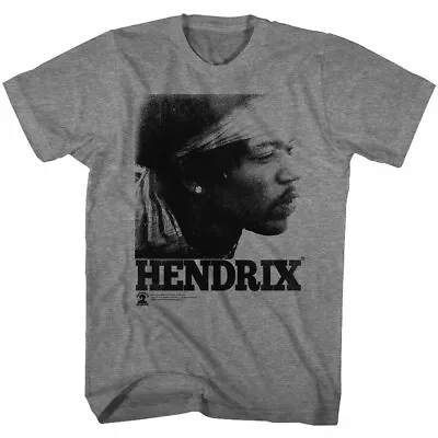 Buy Jimi Hendrix Side Profile Photo With Bandana Men's T Shirt Rock Music Merch • 42.23£