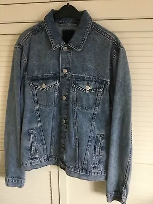 Buy  MENS Size LARGE DENIM JACKET In EXCELLENT CONDITION  • 13.99£