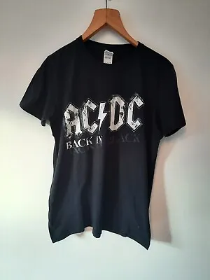 Buy ACDC Back In Black Officially Licensed T Shirt - Size Medium • 16£