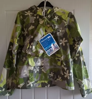 Buy Trespass Ladies Copelia Packaway Waterproof Jacket, Khaki Exotic Camo Size XS  • 6.50£