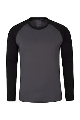 Buy Mountain Warehouse Mens Long Sleeve Tshirt Tee UV Protection Gym Running Walking • 16.99£