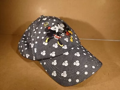 Buy Disney Parks Mickey Mouse And Minnie Cap Grey Adult Hat • 7.50£