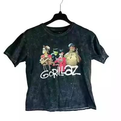 Buy Gorillaz Band Tee Sz Medium/ Large  T-Shirt Black Graphic Tee Short Sleeve • 12.59£