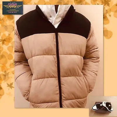 Buy Stand Collar Puffer Jacket Size XXXL • 85£