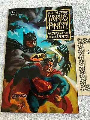 Buy Legends Of The World's Finest #1 Signed Brereton (1994 DC) VF+ 8.5 • 20.47£