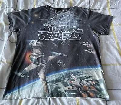 Buy Star Wars All Over Print T-Shirt (L) • 25£