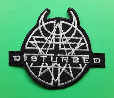 Buy Disturbed Rock Band Iron Or Sew On Quality Embroidered Patch Uk Seller • 3.99£