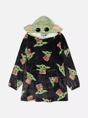 Buy Star Wars Baby Yoda Grogu SNUDDIE TO GO Hooded Oversized Blanket Hoodie One Size • 37£