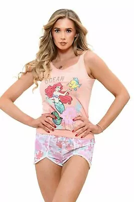 Buy Ladies Mermaid Ocean Pyjamas Set Summer Short Night Wear Loungewear Cotton PJs • 7.95£