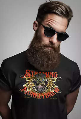 Buy Deadstar Clothing 'steaming Monkeybrew' Men's Black T-shirt Size Medium *new • 12.50£