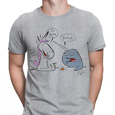 Buy Unicorn Vs Narwhal Popular Or Real Funny Novelty Mens T-Shirts Tee Top #D • 13.49£