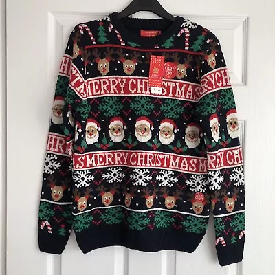 Buy Primark Christmas Santa Claus Light Up Jumper  Sweater Size X Small - Men’s • 19.99£