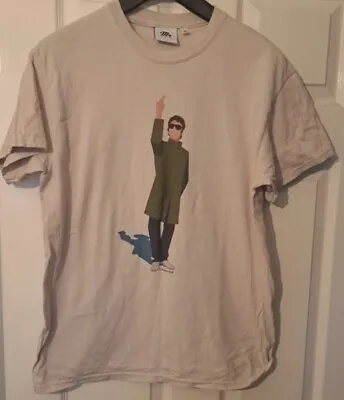 Buy Liam Gallagher T Shirt Indie Rock Band Merch Tee Size Medium Oasis Britpop • 14.50£