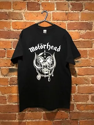 Buy MOTORHEAD Logo T-Shirt (Rock Retro Vintage) Unisex Ladies Mens (Black) • 8.99£
