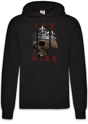 Buy God Save The King Skull Hoodie Sweatshirt Skull Horror Gothic King Crown Dark • 40.79£