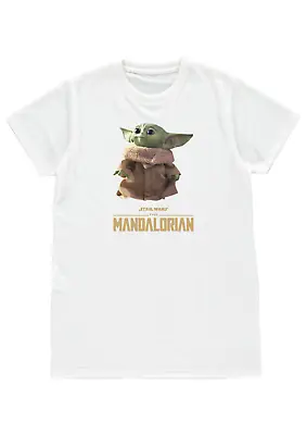 Buy T Shirt Star Wars Mens Womens Unisex Baby Yoda Grogu Mandalorian Gift Present • 11.99£