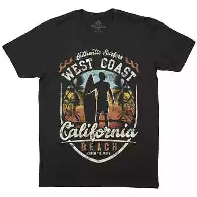 Buy West Coast California Beach Holiday Mens T-Shirt Surf Waves Surfing D095 • 11.99£
