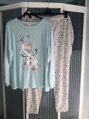 Buy Woman’s Bnwot Plus Size Disney Olaf Pajamas Size 24 • 7.50£