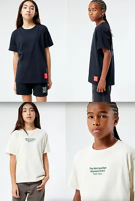 Buy The Met X PacSun Kids Metropolitan/Blackout T-Shirt, White/Black, Sz XL(12) • 15.74£