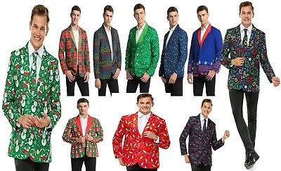 Buy Men Adult Christmas Xmas Blazer Unisex Funny Costumes Bachelor Party Suit Jacket • 19.90£
