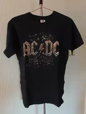 Buy AC/DC (Band) 2015 Tour T-Shirt With Backprint - Small • 7.99£