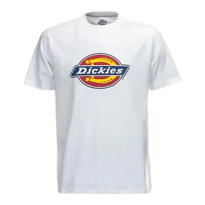 Buy Dickies Icon Logo Moto Motorcycle Motorbike Casual T-Shirt White • 28.21£
