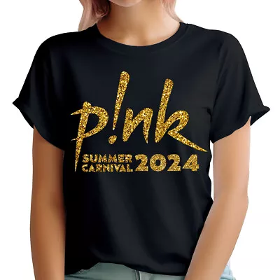 Buy Pink Summer Carnival 2024 Music Gig Concert Festival Womens T-Shirts Top #DJG27 • 6.99£