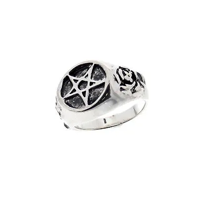 Buy Pentagram Ring   - Alternative Gothic Jewellery • 10.69£