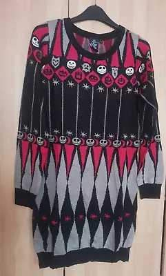Buy Nightmare Before Christmas Jumper Dress Size Small New With Tags Halloween Oogie • 30£