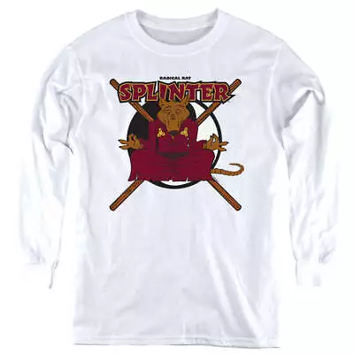 Buy Teenage Mutant Ninja Turtles Radical Rat Splinter - Youth Long Sleeve T-Shirt • 19.73£