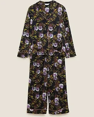 Buy M&S Women Dream Satin Cool&Comfort Cling Resist Luxurious Pyjamas Size 10 BNWT  • 24.99£