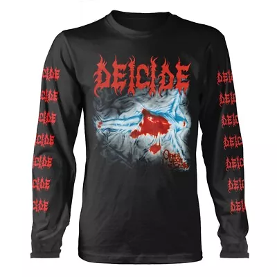 Buy Longsleeve Deicide Once Upon The Cross (Black) Official Tee T-Shirt Mens • 33.12£