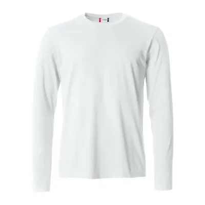 Buy Clique Mens Basic Long-Sleeved T-Shirt UB325 • 10.64£