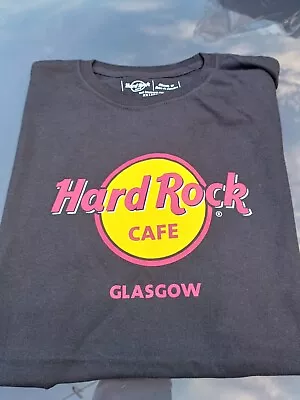 Buy Hard Rock Cafe Glasgow Mens Black T-Shirt New With Tags Ladies Size XXl  • 11£