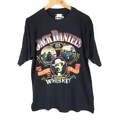 Buy Jack Daniels Vintage 90's Drink Whisky Graphic T-shirt SZ  M - L (M6514) • 17.95£