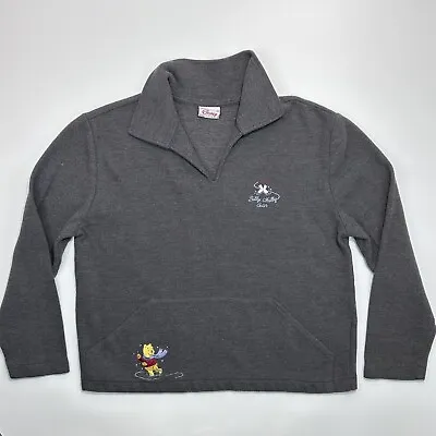 Buy Vintage Disney Winnie The Pooh Womens Size L Embroidered Pullover Sweater • 37.59£