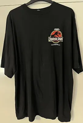 Buy Vintage 1993 / 90s Jurassic Park Logo Promo T-Shirt Single Stitch, Size L - XL • 32.49£