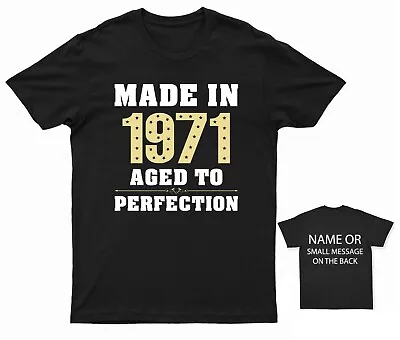 Buy Made In 1971 Aged To Perfection T-shirt • 12.95£