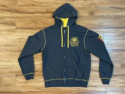 Buy Disney Presents The Lion King Broadway Hooded Zip-Up Sweater Gray Size Small • 23.63£