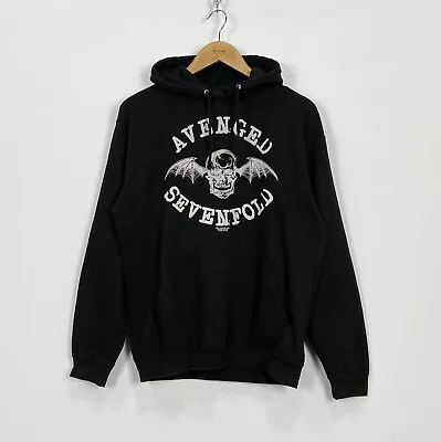 Buy Avenged Sevenfold 2013 Metal Rock Band Hoodie Men’s Size M Black Top Awdis Logo • 36£