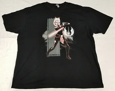 Buy Ahsoka Tano Graphic T-shirt Men Sz 3XL Star Wars Disney Next Level Apparel • 23.62£