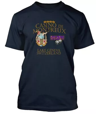 Buy Deep Purple Smoke On The Water Casino De Montreux Inspired, Men's T-Shirt • 18£