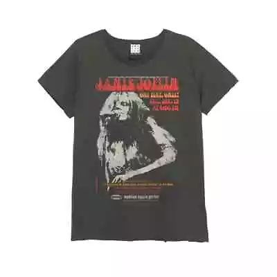 Buy Amplified Janis Joplin Madison Square Gardens Ladies Charcoal T-Shirt • 19.95£